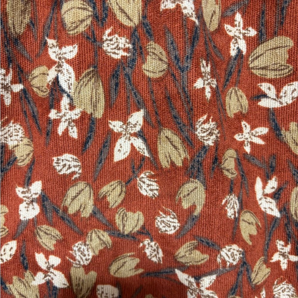 Hayden Corduroy Floral Midi Dress - Picture 7 of 10